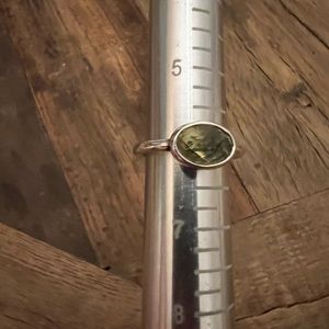 James Avery Prasiolite Gemstone Ring